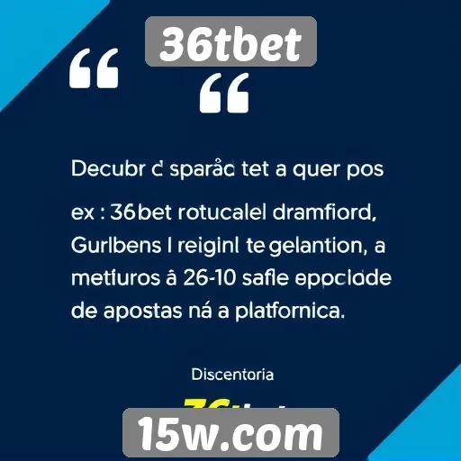Opiniões de usuários sobre o 36tbet